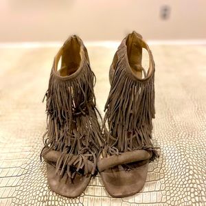 Steve Madden fringe sandals